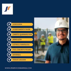 Obra de paver JR Serviços em Maringá